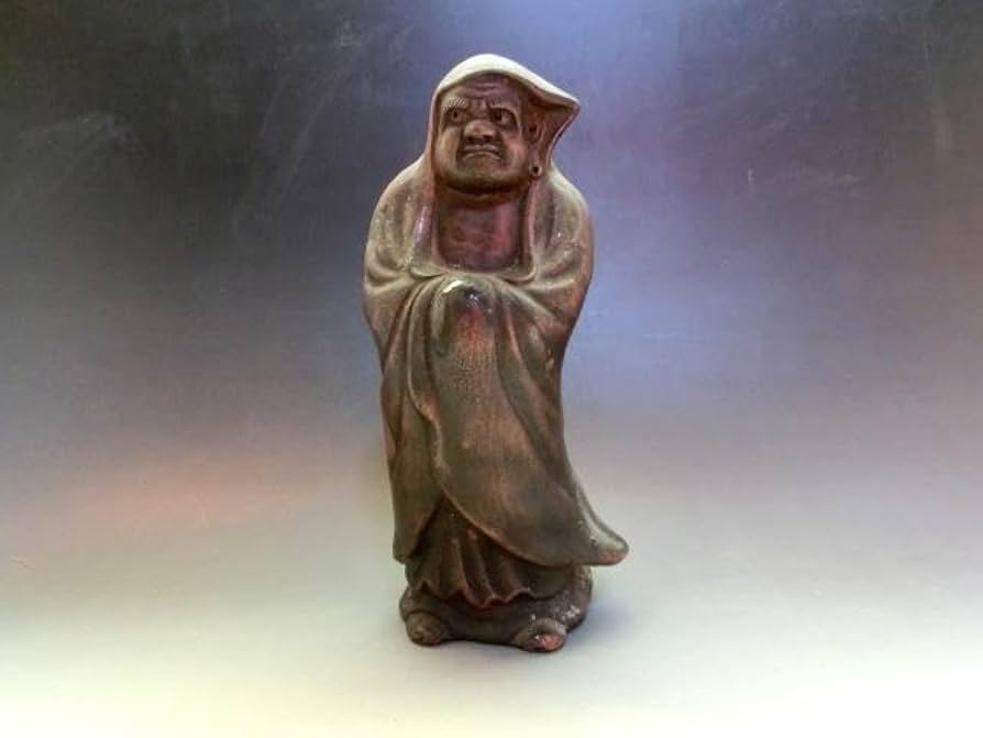 置物■古い備前焼の達磨 だるま 備前 オブジェ 古美術 時代物 骨董品■ Amazon.co.jp: 置物□古い備前焼の達磨 だるま 備前 オブジェ 古